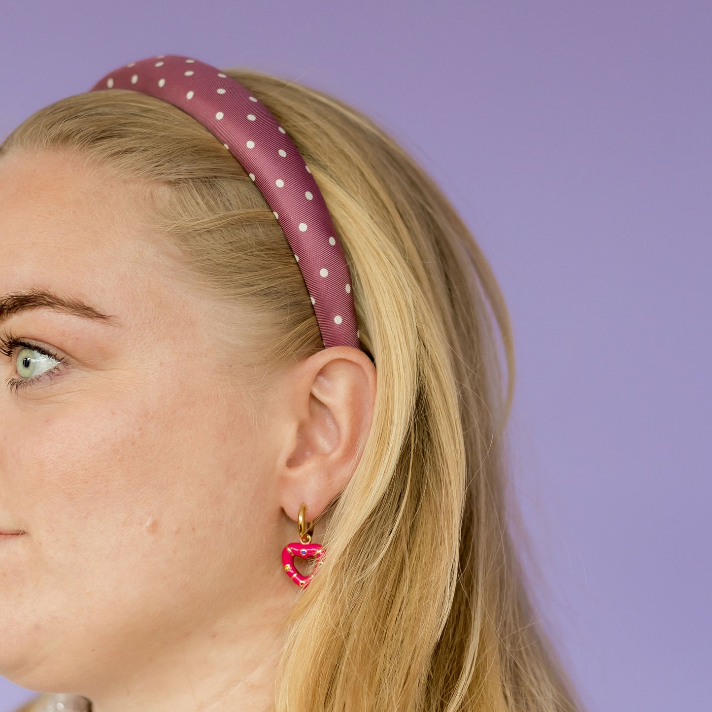 Stropdas haarband- Stippen