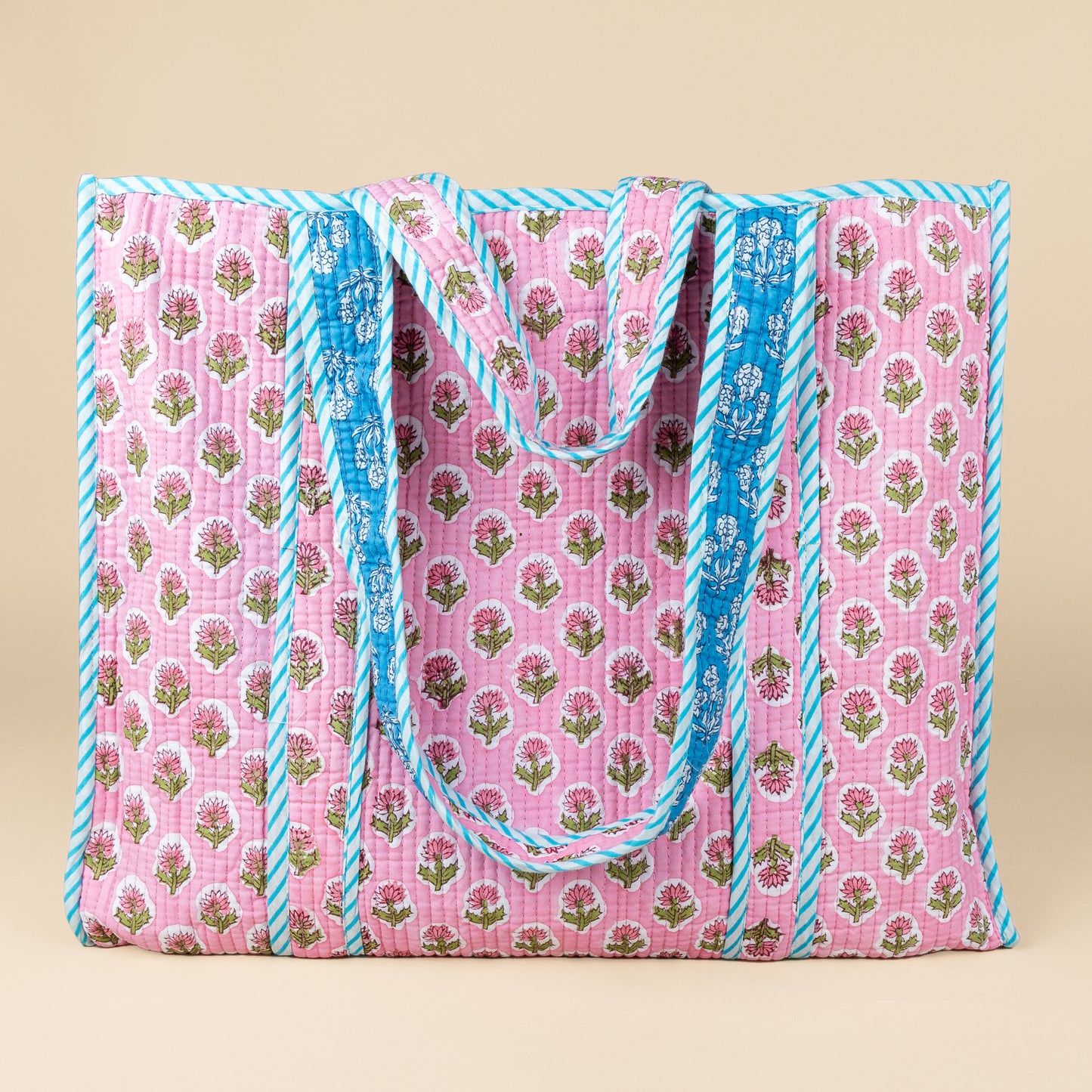 Tote Bag - Roze - Blauw - No.15