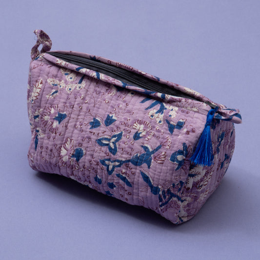 Toilettenbag - lila - groß