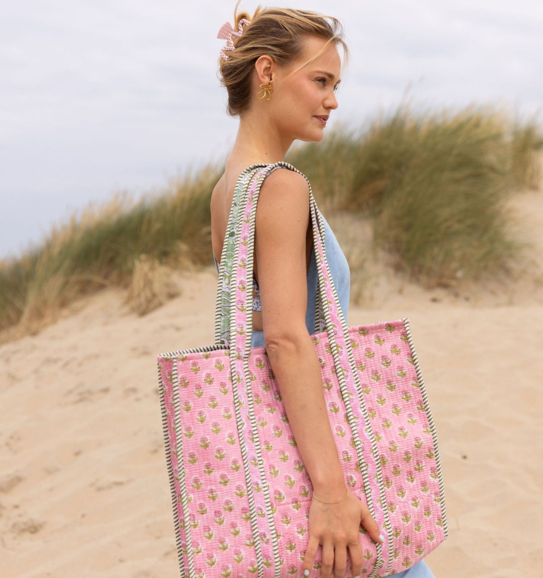 Pre-order - Tote bag - Roze - Groen - No.18