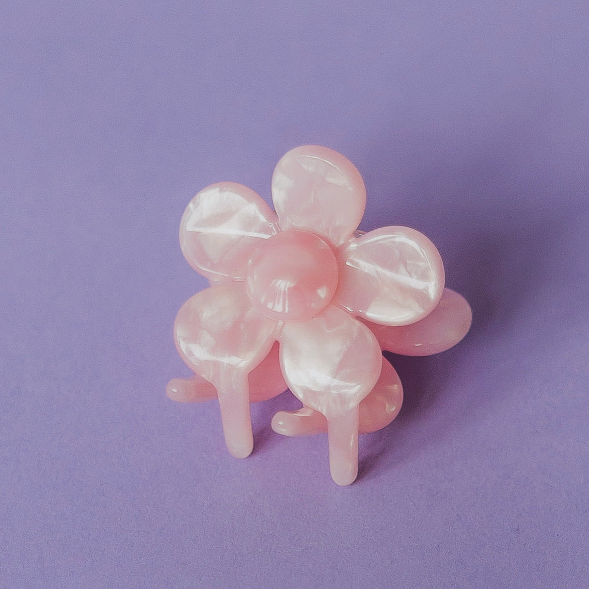 Haarclip Bloem Roze-klein