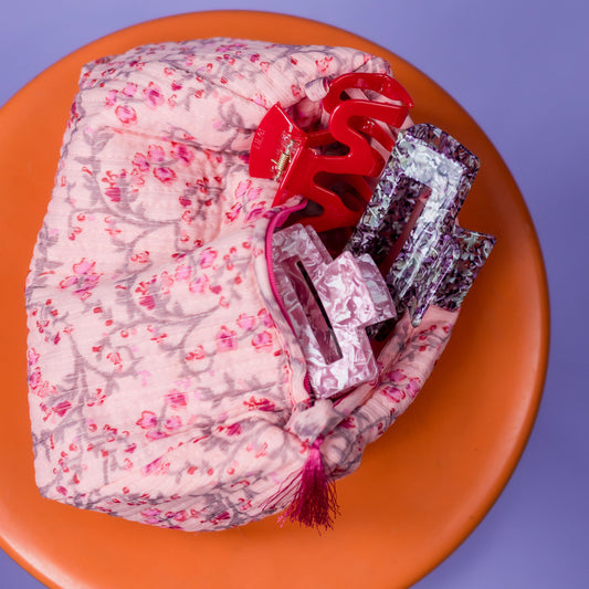 Toilettenbag - rosa - klein