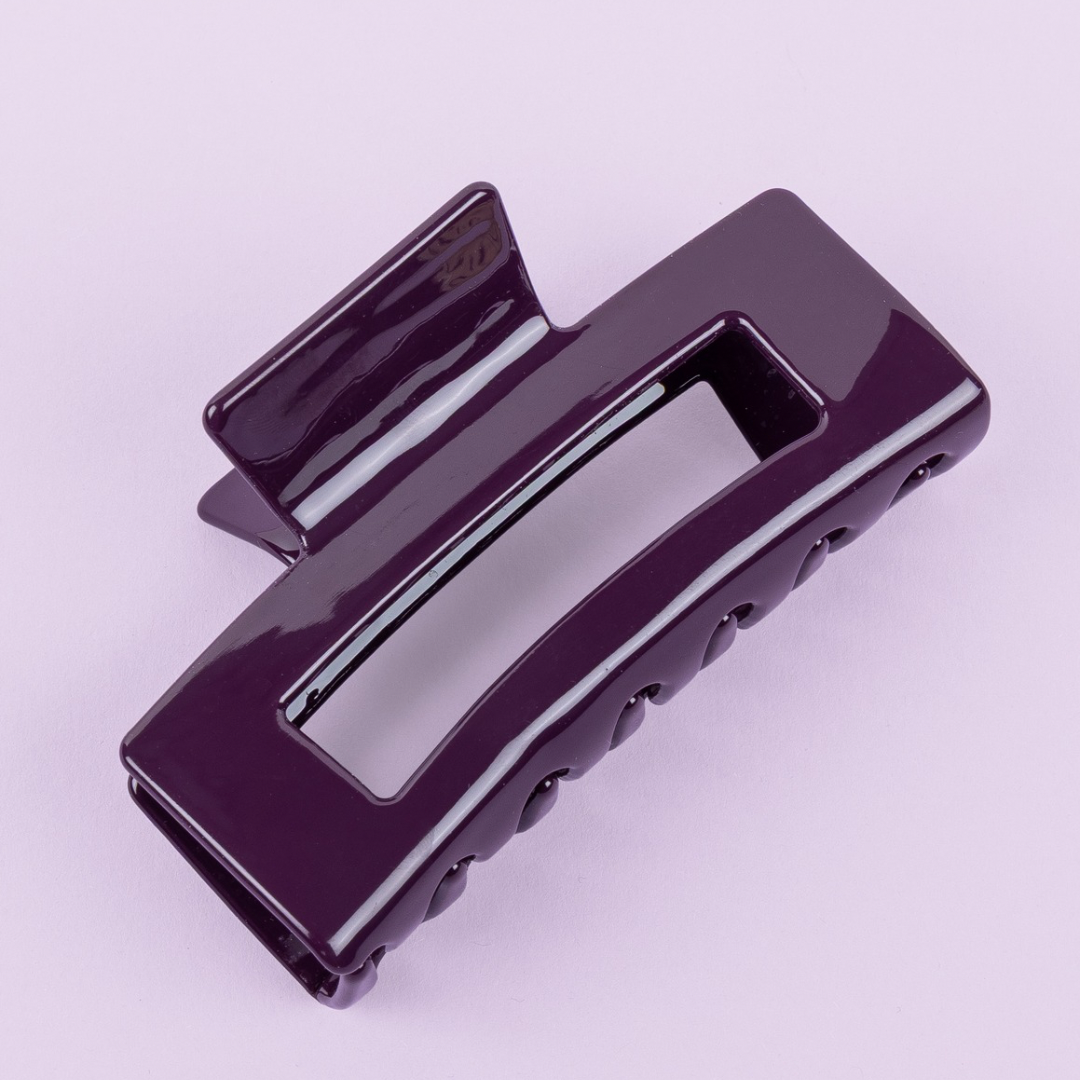 Haarclip Aubergine