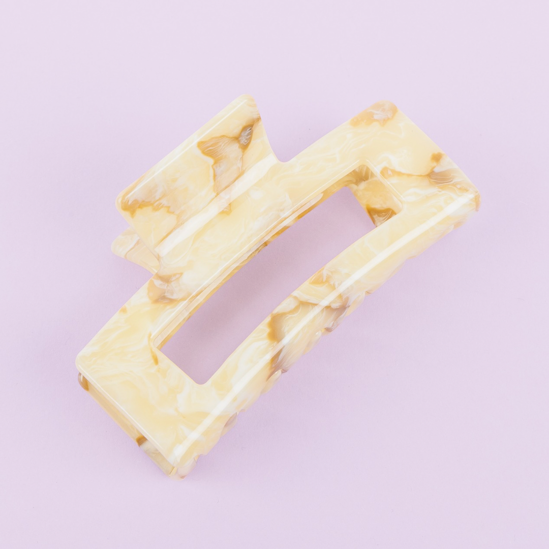 Haarclip Marble - groot