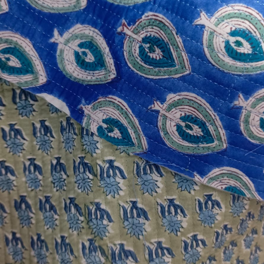 Tote bag - Kobalt blauw - Groen - No.22