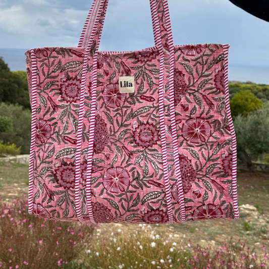 Einkaufstasche – Pink – inklusive Kulturbeutel – Nr. 4