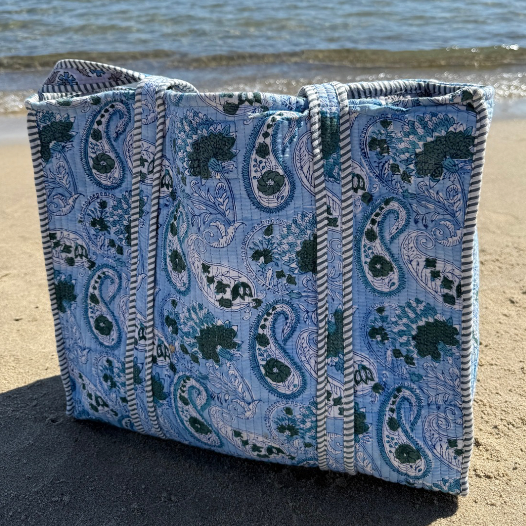 Tote Bag - Licht blauw - Grijs - No.21