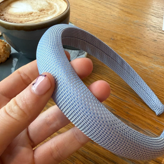 Haarbandbaby Blau binden