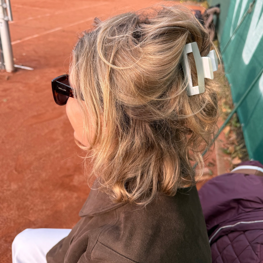 Haarclip Sage medium