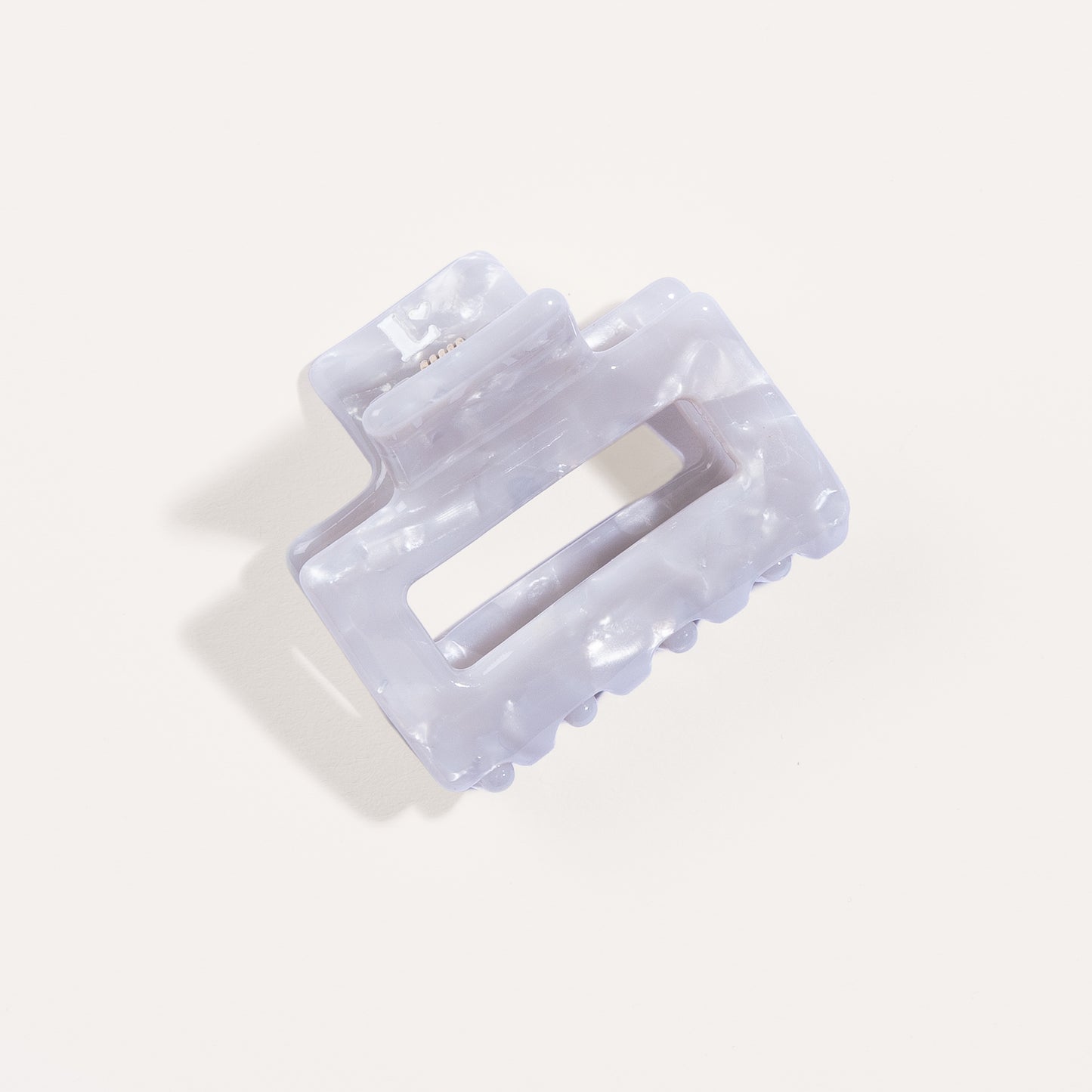 Haarclip Silver Glow