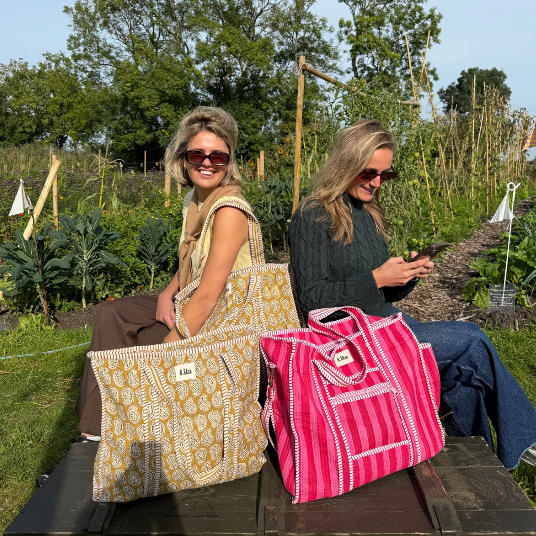 Tote bag - Paisley - Rits- inclusief toilettas -No.1