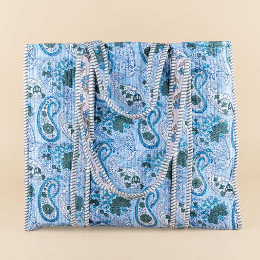 Tote Bag - Licht blauw - Grijs - No.21