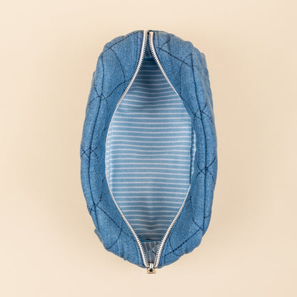 Recycled - toilettas setje - Jeans - Blauw