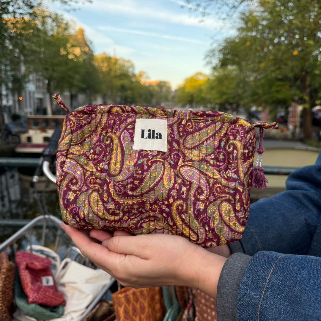 Upcycle tote - no.1 - inclusief toilettas