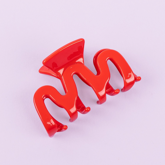 Haarclip Rood