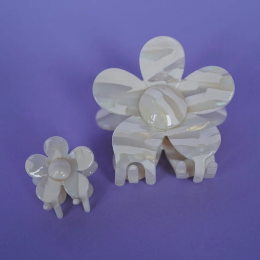 Haarklip Blume Latte-Small