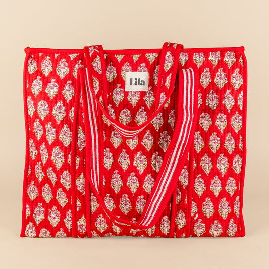 Tote bag - Rood - Rits- No.9
