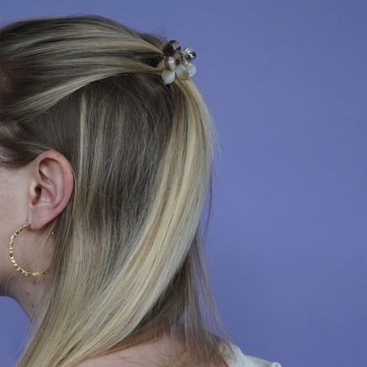 HAHARCLIP FLOME MOCCA-KLEIN