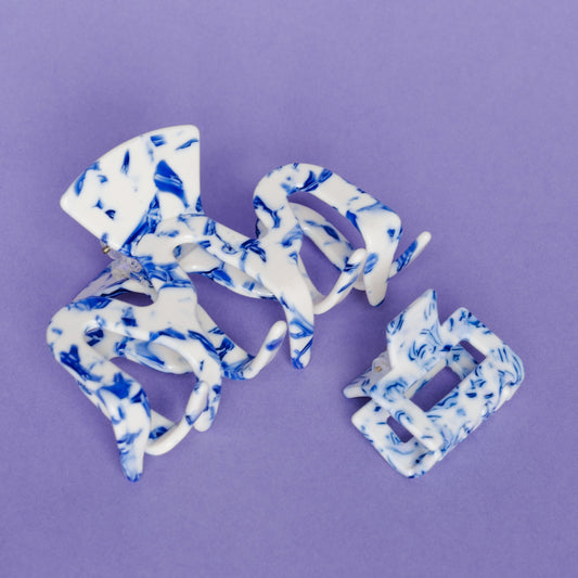 Pre-order Haarclips Delfts Blue
